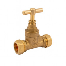 Westco 22mm Compression DZR Brass BS1010 Stopcock