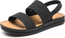 DREAM PAIRS Womens Water Sandals Beach Walking Platform Comfort Summer Size 9