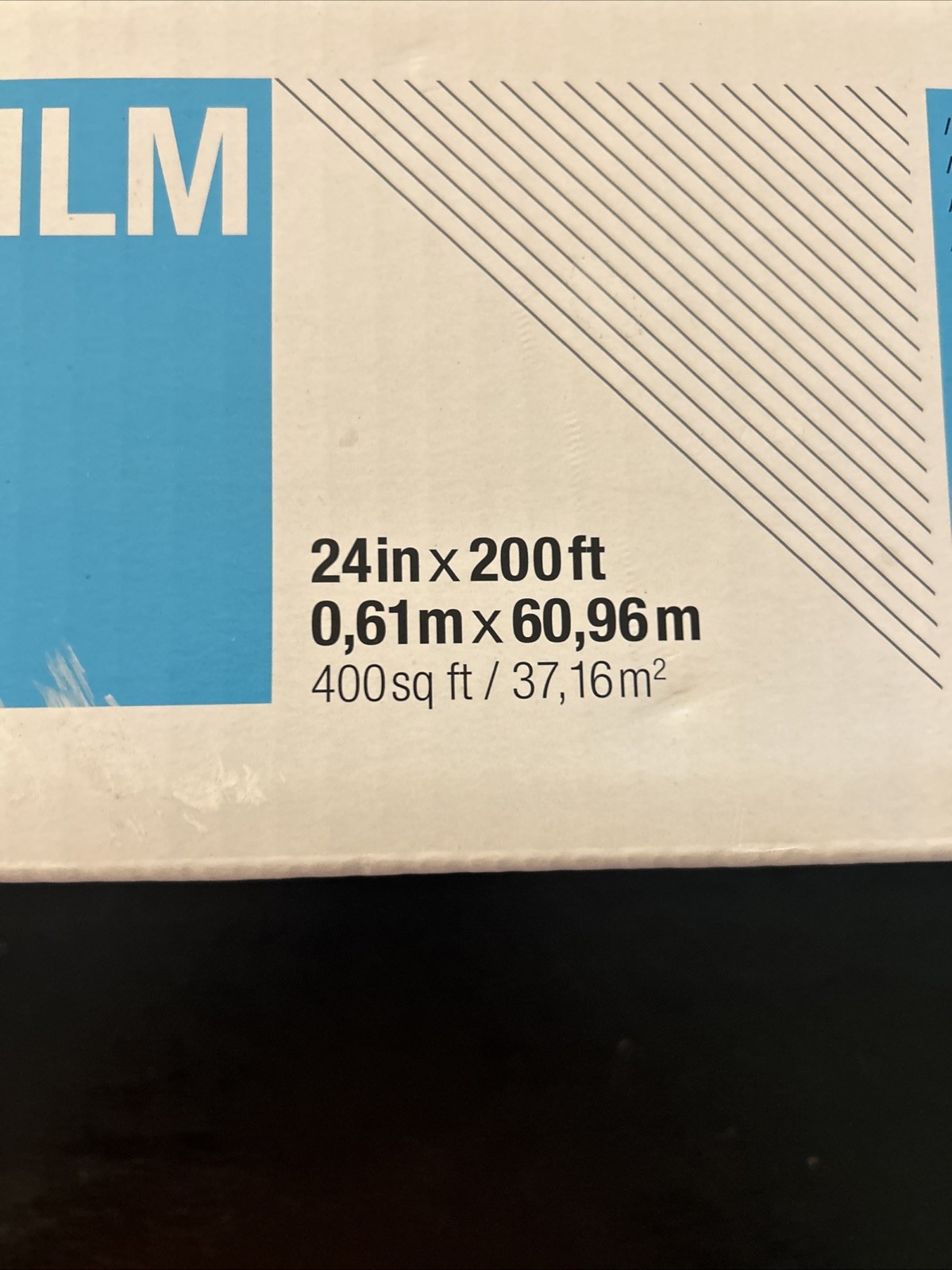 Trimaco Easy Mask Protective Film For Carpets 2 mil 24” X 200’ 400 Square Feet