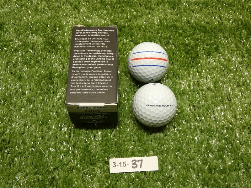 Callaway Chrome Tour X Triple Track/White Golf Balls 4 Dozen in 2 Ball Packs New
