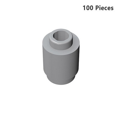 3062 Round Brick 1X1 Light Gray Bricks 100 PCS Bricks, Pieces & Parts