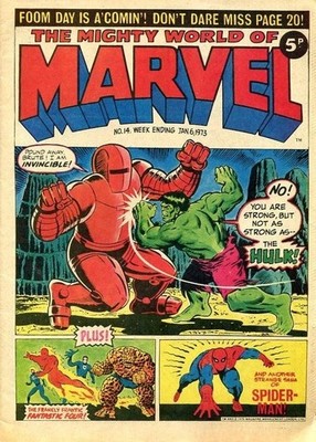Mighty World of Marvel #14 - Marvel Comics - 1973