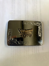 COVERED WAGON Metal Belt Buckle