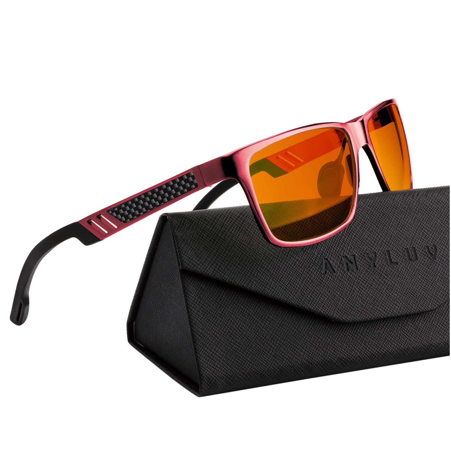 ANYLUV Gaming Glasses for Men Anti Blue Light Computer Glasses Rectangle Al-M...