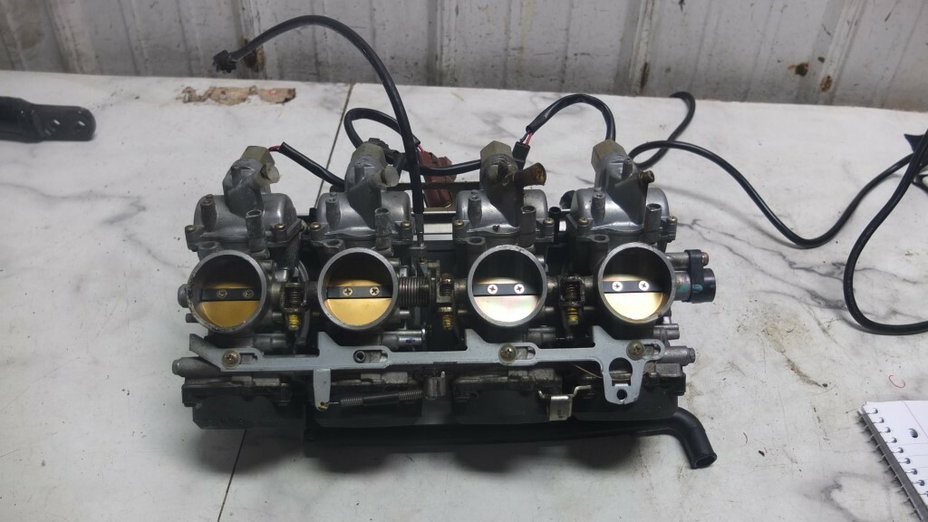 02 Kawasaki ZX1200 ZX 12 1200 ZX12 C Ninja Carburetor Carbs 02 Kawasaki ZX1200 ZX 12 1200 ZX12 C Ninja Carburetor Carbs