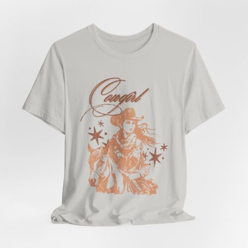 Saddle Up COWGIRL Vintage Style T-Shirt - Trendy & Adventure Ready Country Tee - Picture 17 of 18