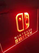 NINTENDO SWITCH Sign for Game Room,Office,Bar,Man Cave US SELLER.