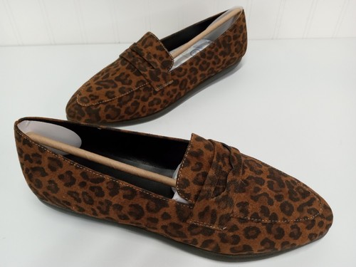 Neu Valentina Aerosoles Tierdruck Leopard flacher Schuh Größe 7,5 - Bild 3 von 6