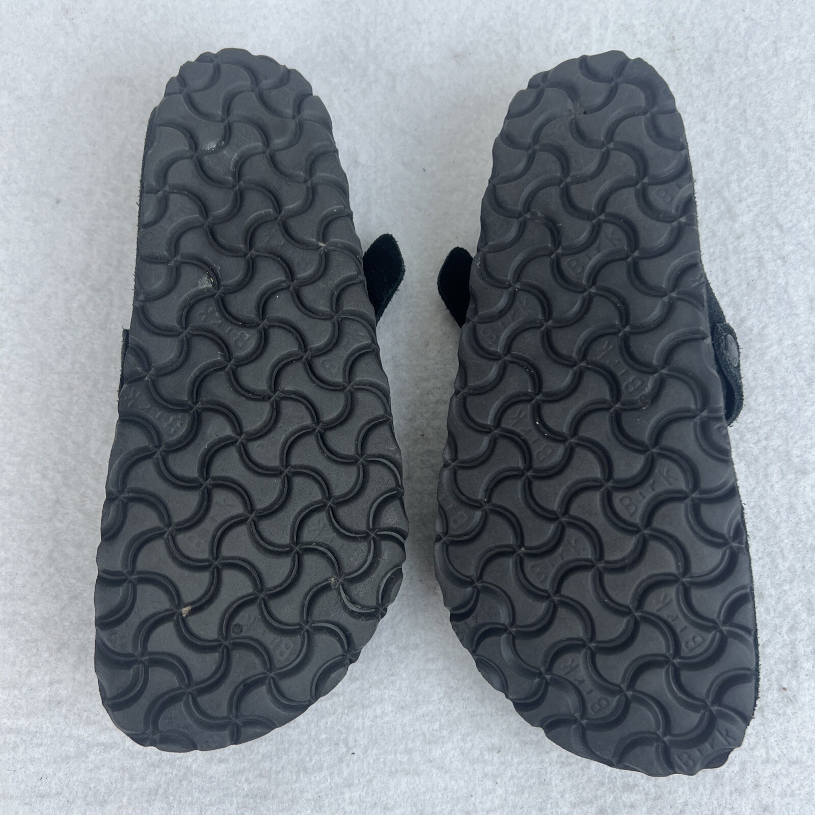 Birkenstock Boston Clogs Size 37 Women's 6/Men's 4.5 Regular Width Black Suede image 2