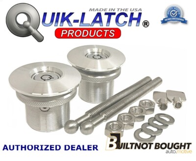 Quik-Latch QL-38 Series Lockable Machined Hood Pin Kit  QL-38L-LP