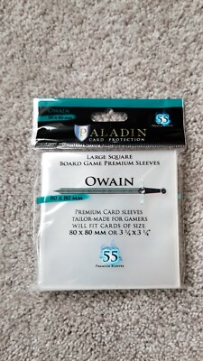 Paladin Card Protection Card Sleeves Owain - 80x80mm (55) New | eBay Paladin Card Protection Card Sleeves Owain - 80x80mm (55) New | eBay
