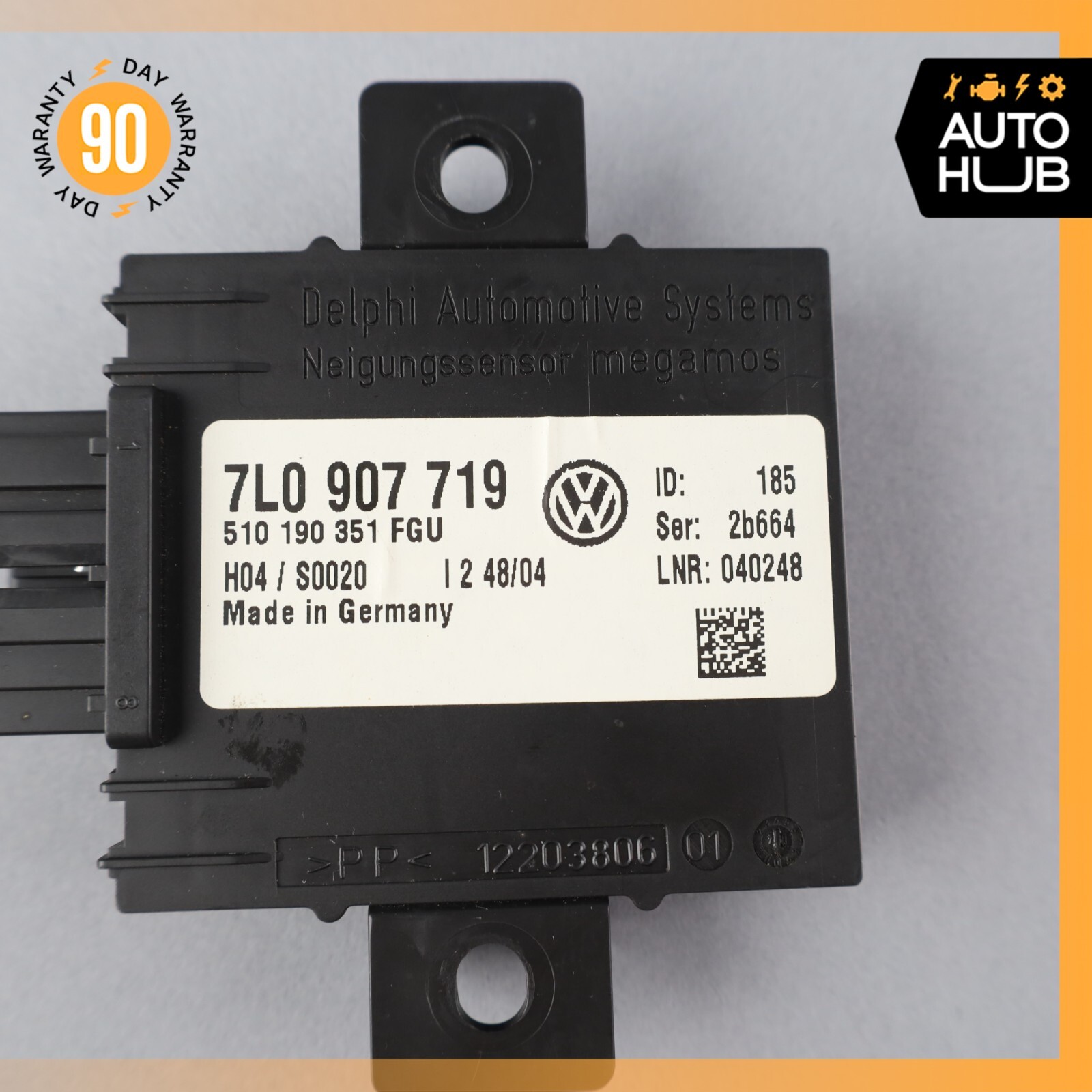 03-12 Bentley Continental GT GTC Flying Spur Anti Theft Alarm Module OEM 53k