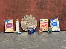 Dollhouse Miniature Baby Food Set Blue Bottle 1:12 in scale C177 Dollys Gallery