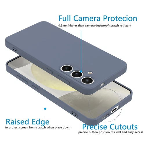 For Samsung Galaxy S25 Ultra S24 FE S23 Plus Silicone Case Phone Protective Case - Bild 26 von 44