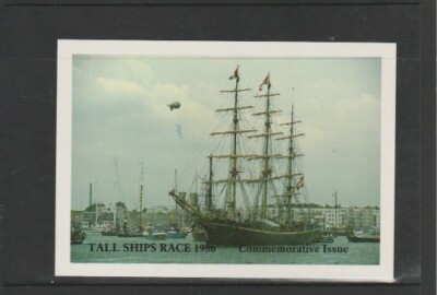 Postkarte - ''Georg Stage'' Danish Tall Ship at 1986 Tall Ships Race (wie neu)