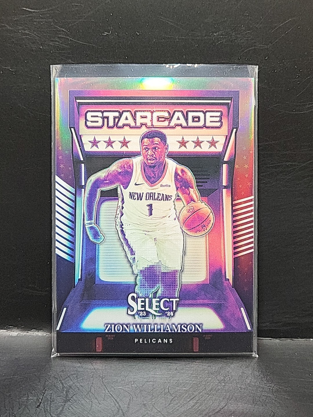 2023-24 Select Zion Williamson Silver Prizm Starcade SSP #15 Pelicans