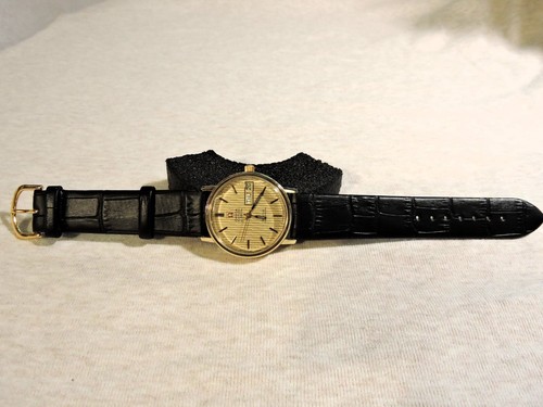 OMEGA ELECTRONIC F300HZ DE VILLE CHRONOMETER, 80 MICRON MASSIV GOLD! FUNKTIONIERT EINWANDFREI! - Bild 9 von 9