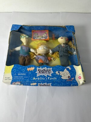 THE RUGRATS ANGELICA'S FAMILY DOLL SET BY MATTEL (1998) Boxed Read