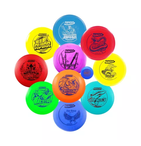 Innova Discs Golf Set 10 Pack – Disc Golf Starter Set for Beginners with D