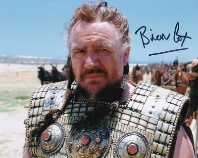 #ad #ad BRIAN COX signed Autogramm 20x25cm TROY in Person autograph COA EUR 69.99