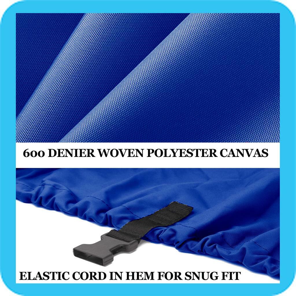 BLUE BOAT COVER FITS MIRRO CRAFT MR. MUSKY 16 ALL YEARS BLUE BOAT COVER FITS MIRRO CRAFT MR. MUSKY 16 ALL YEARS