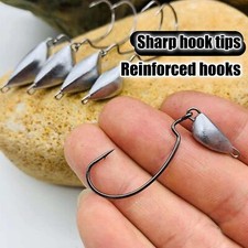 20-Pack Swing Jig Heads Swimbait Wobble with Hook for Bass Fishing 1/8 1/6 1/4oz