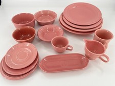 Juego de Vajilla Fiesta Rosa 15 Piezas Poste 86 Lote Cuencos Platos, Platos Tazas
