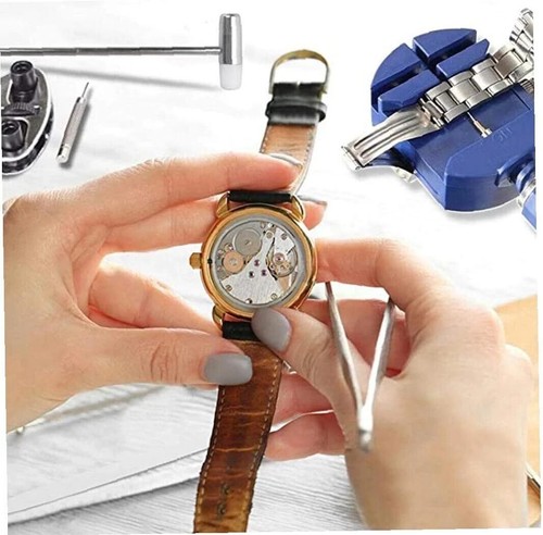 147-Piece Watch Repair Tool Kit Set – Spring Bar, Link Pin Remover & Case Opener - Picture 20 of 24