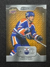 2023-24 Upper Deck Engrained Oak Paul Coffey /299 Edmonton Oilers #86