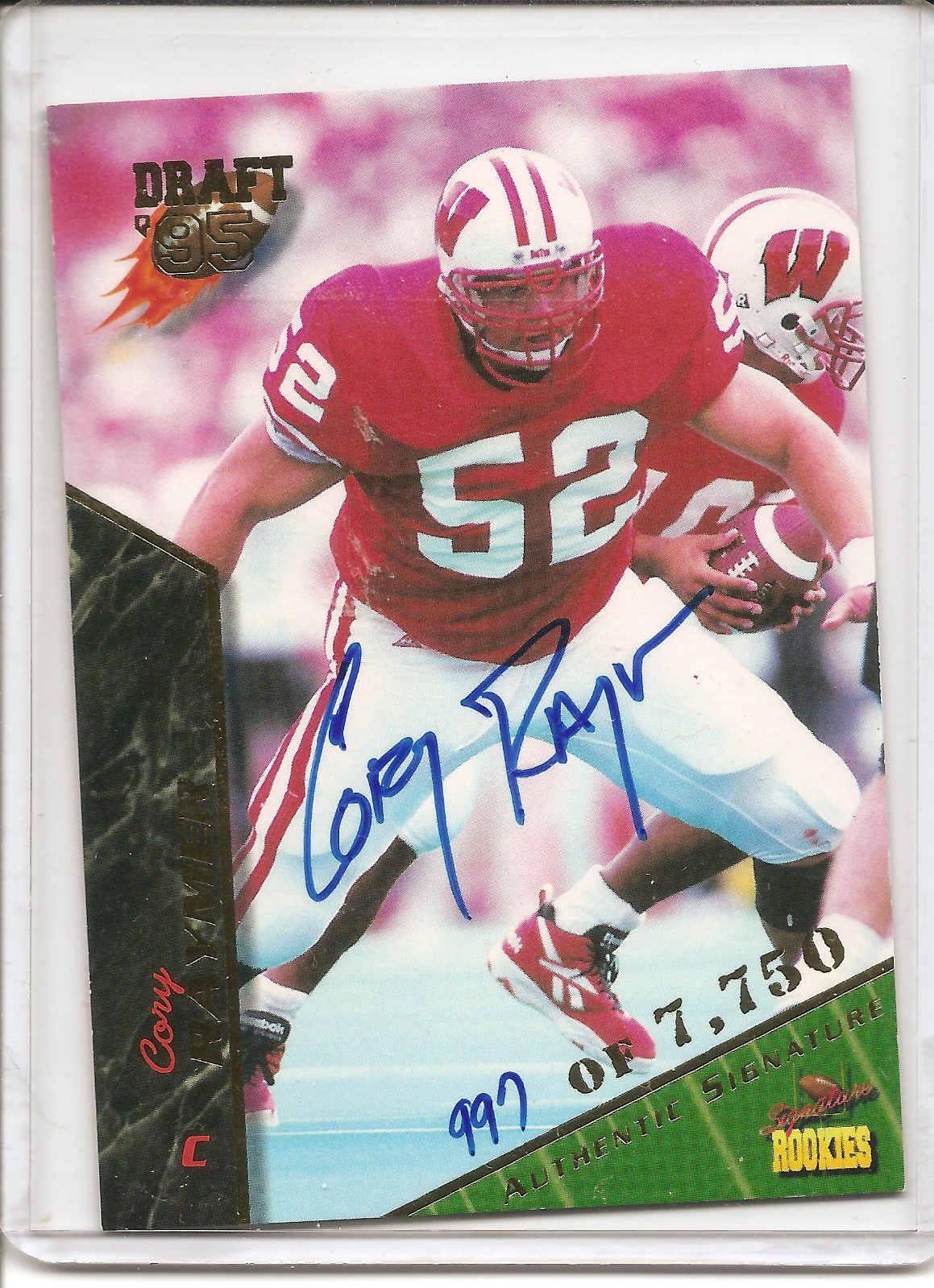 1995 Signature Rookies Cory Raymer Autograph Football Card #60 | eBay