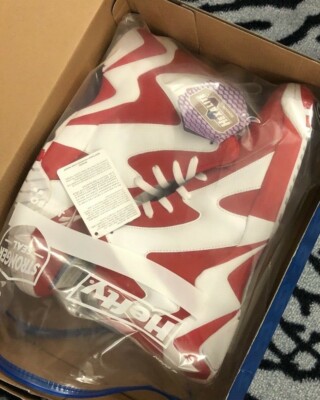 Reebok kamikaze II 2 white/ red suede HURRIKAZE | eBay