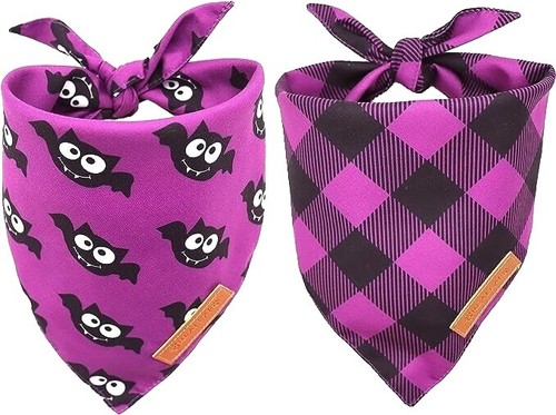 Buster Brown Dog Bandanas – Blue Sharks Beach Design, Handmade By Linda, Sizes XS-L