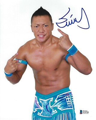 CIMA サイン Cima Signed 8x10 Photo BAS COA AEW Dragon Gate WCW Wrestling