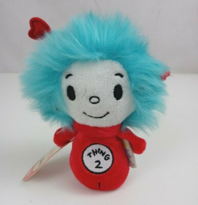 New Hallmark Itty Bittys Dr. Suess Thing 2 4.5'' Mini Bean Bag Plush