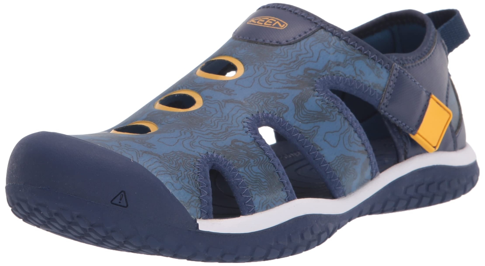 Sandali acqua KEEN Stingray punta chiusa taglia 9 profondità cobalto blu brillante