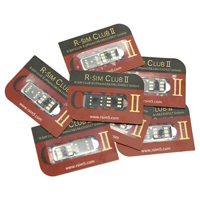 Sim Lock Sticker RSIM-CLUB2 Unlocking SIM Card Stickers For Apple | For iPhone 6 - 15 ...