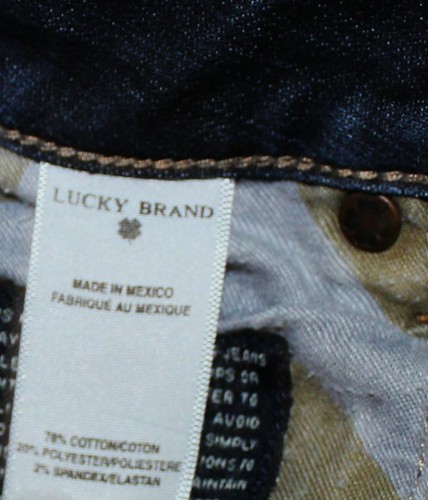 Lucky Brand Juniors Dark Blue Jeans Sz 00/24 Denim LOLA Boot Tall Act. 28W x 33L - Picture 8 of 9