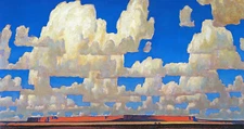 Maynard Dixon - American West, Clouds Skyline 1940s - 17" x 22" Fine Art Print