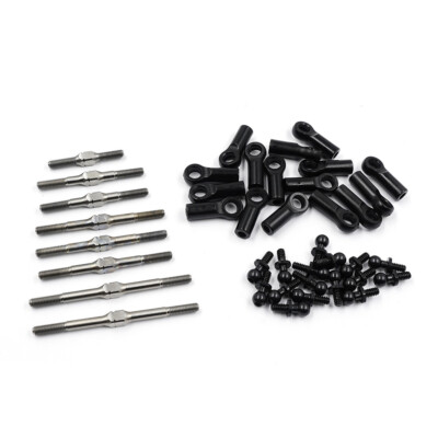 Yeah Racing TARC-010SV 64 Titanium Turnbuckle w/BallStuds Set : Associated RC10