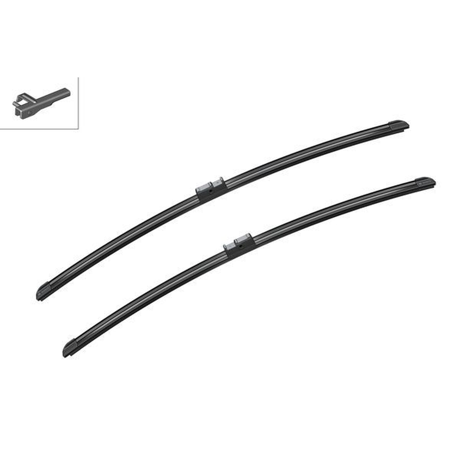 2 x Bosch AeroTwin Front Windscreen Wiper Blade 65cm for Citroen Xsara Picasso