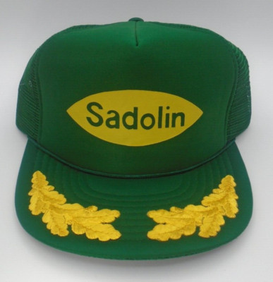 Vintage Sadolin Paint Grand Masters of Protection Gold Leaf Mesh Trucker Hat
