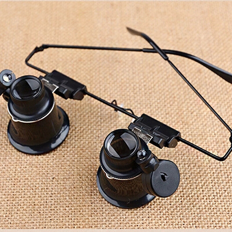 Syrisora ​​Aluminium 10X Oog Vergrootglas Loep Reparatie Horloge Tool Vergrootglas Loep Lens Vergrootglas