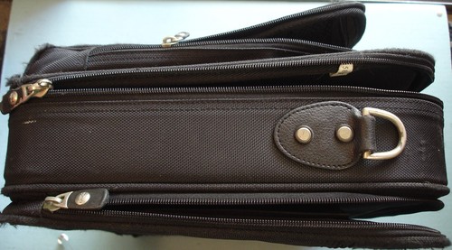 17" DELL Laptop Deluxe Tragetasche Aktentasche frühes Modell viele Taschen Reißverschluss Netz - Bild 4 von 8