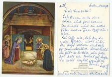 03172 - Fra Angelico: The Nativity of Christ - Old Postcard
