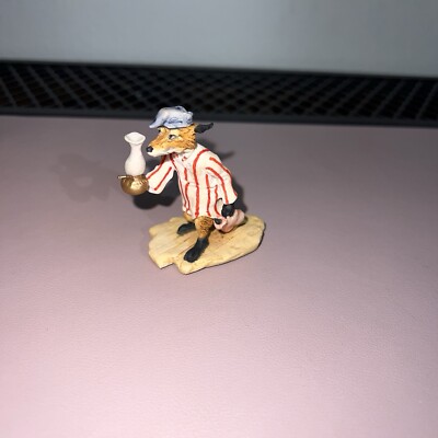 Lowell Davis  Hitting The Sack  Fox Figurine #22510 Signed Scotland 1989 Schmid
