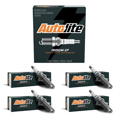 #ad Autolite Iridium XP Spark Plugs 4 Pack Extended Change Interval 100K Miles $31.29