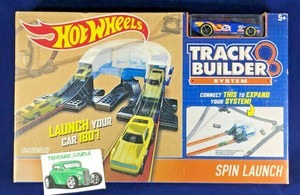 hot wheels track builder spin launch