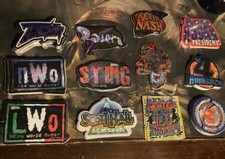 12 wcw nwo vintage machine stickers