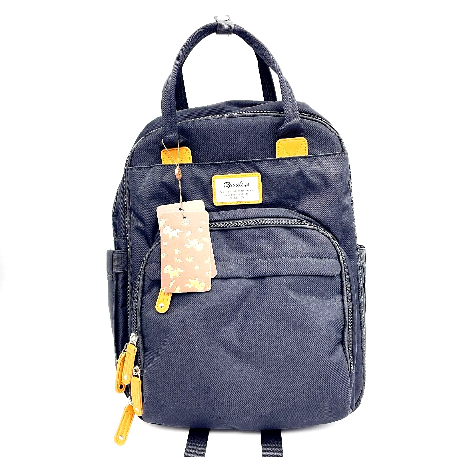 RUVALINO NWT Diaper Bag Backpack All-in-One Waterproof w/ Changing Pad