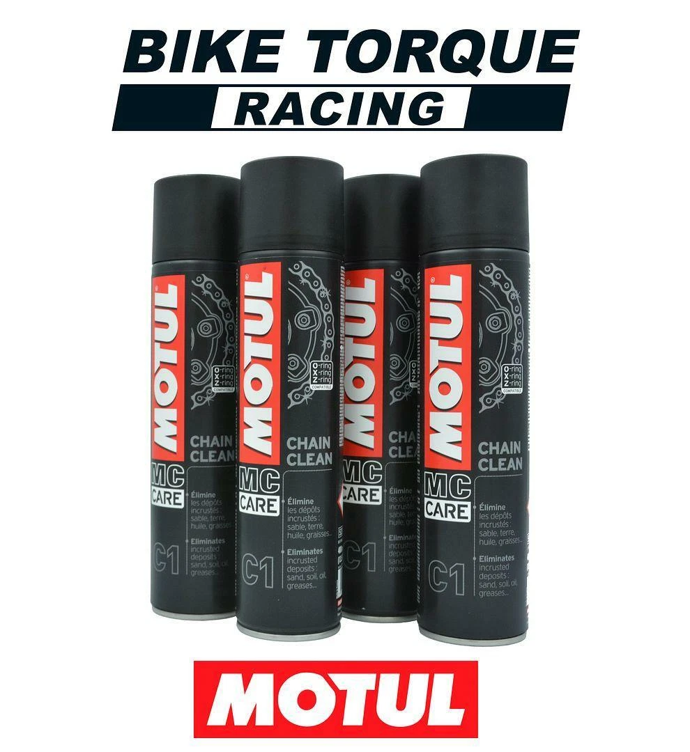 MOTUL MC Care C1 Chain Clean 4 x 400ml Cans eBay
